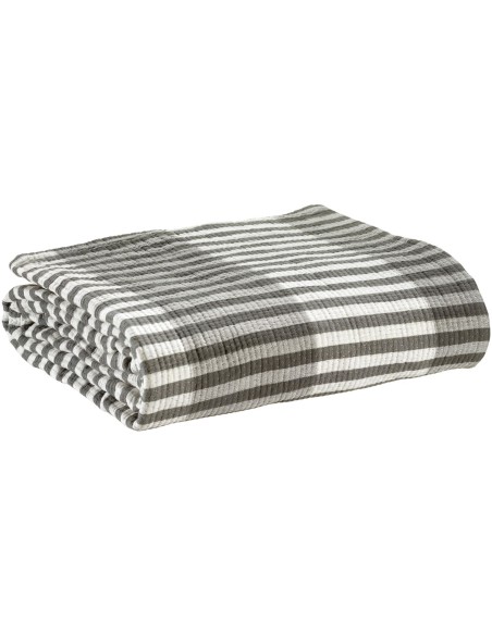 ΚΟΥΒΕΡΛΙ VIVARAISE CALISTA CENDRE 180X260 100% ΒΑΜΒΑΚΙ