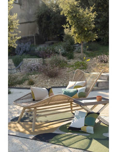 OUTDOOR CUSHION VIVARAISE LEANA OPALINE 45X45 100% POLYPROPYLENE