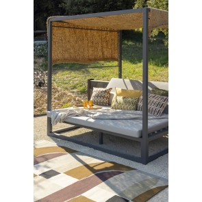 OUTDOOR CUSHION VIVARAISE KALI MOKA 30X50 100% POLYPROPYLENE 2