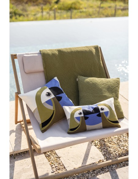 HANDMADE CUSHION VIVARAISE LORO NATUREL 30X50 100% COTTON