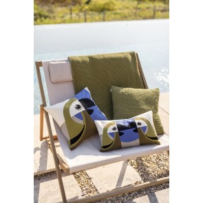 HANDMADE CUSHION VIVARAISE LORO CIEL 30X50 100% COTTON 2