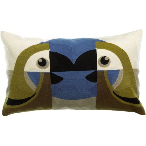 HANDMADE CUSHION VIVARAISE LORO CEDRE 30X50 100% COTTON