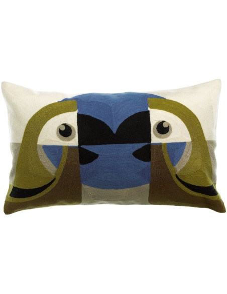 HANDMADE CUSHION VIVARAISE LORO CEDRE 30X50 100% COTTON