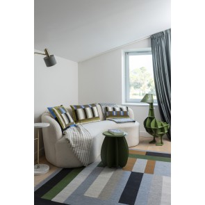 HANDMADE CUSHION VIVARAISE JASON CEDRE 45X45 100%COTTON 2