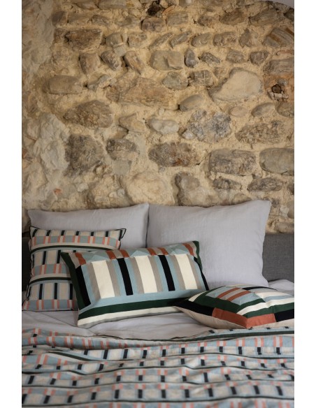 ΜΑΞΙΛΑΡΙ VIVARAISE JASON CIEL 40X65 55% ΛΙΝΟ - 45% ΒΑΜΒΑΚΙ