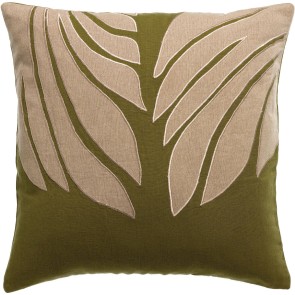CUSHION VIVARAISE NILOS CEDRE 45X45 50%LINEN 50%COTTON