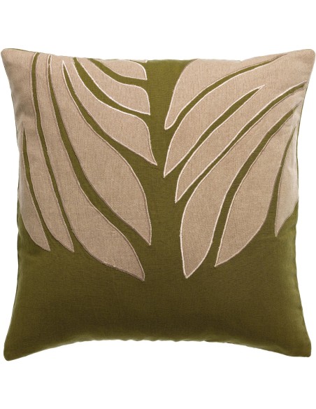 CUSHION VIVARAISE NILOS CEDRE 45X45 50%LINEN 50%COTTON