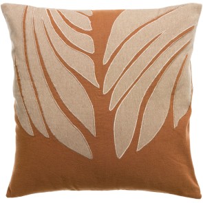 CUSHION VIVARAISE NILOS MOKA 45X45 50%LINEN 50%COTTON