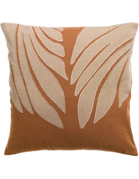 ΜΑΞΙΛΑΡΙ VIVARAISE NILOS MOKA 45X45 50% ΛΙΝΟ - 50% ΒΑΜΒΑΚΙ