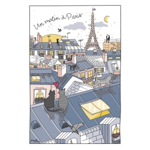KITCHEN TOWEL WINKLER TOITS DE PARIS 48x72 100% COTTON