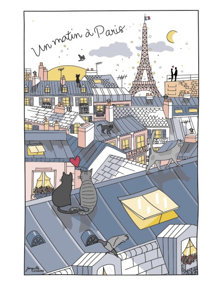 KITCHEN TOWEL WINKLER TOITS DE PARIS 48x72 100% COTTON