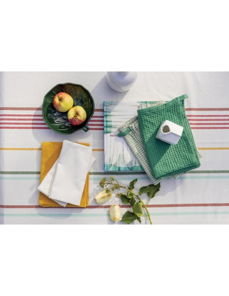 TABLECLOTH WINKLER ERINA MULTI 170x170 100% COTTON