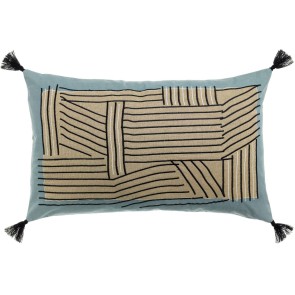 CUSHION VIVARAISE KORI CIEL 40X65 100% COTTON