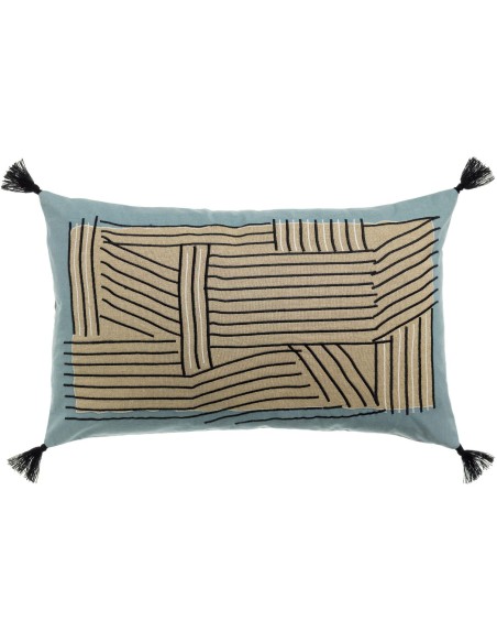 CUSHION VIVARAISE KORI CIEL 40X65 100% COTTON