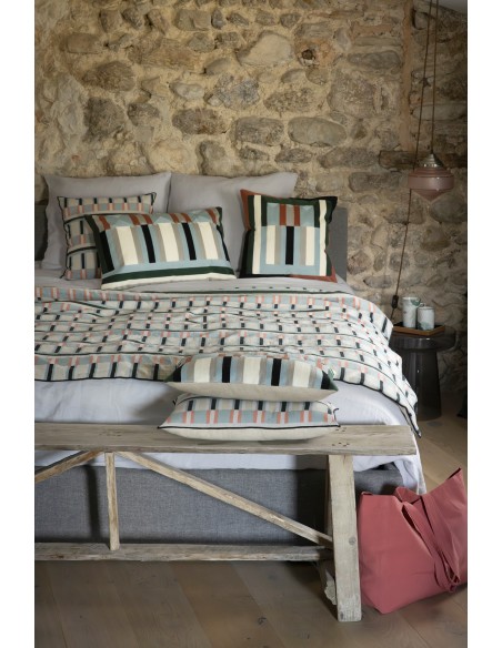 THROW VIVARAISE JASON CIEL 135X200 55%RECYCLED LINEN 45%COTTON