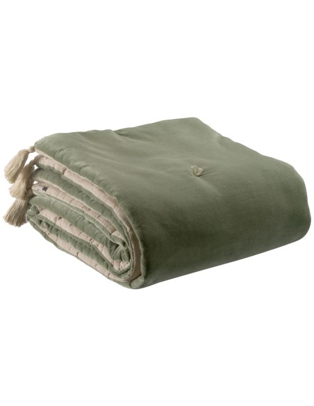 SOFA RUNNER VIVARAISE ELISE VERVEINE 80x180 100% VELVET COTTON