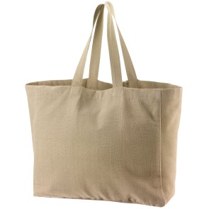 SHOPPING BAG WINKLER GRACE CAMEL 40x35x15 100% COTTON