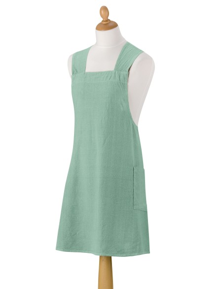 KITCHEN APRON WINKLER HARU AQUA 78X100 100% RECYCLED COTTON