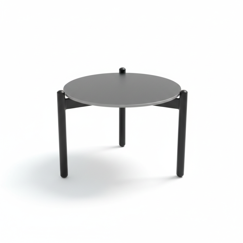 COFFEE TABLE LAGERI BLACK ALUMINIUM...