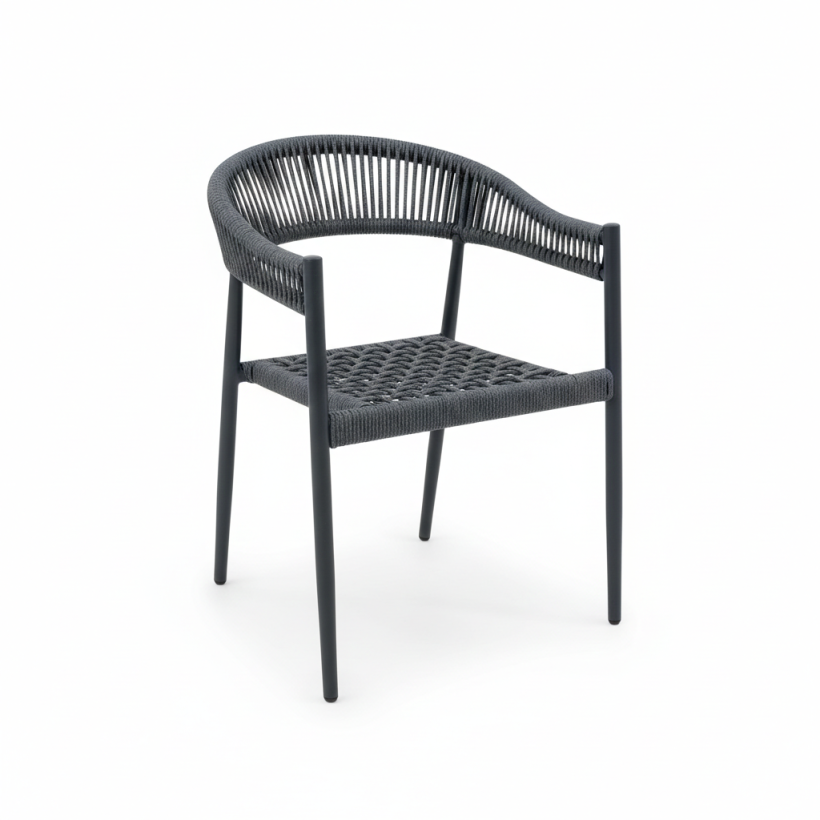 OUTDOOR ARMCHAIR PALAWAN 04 BLACK...
