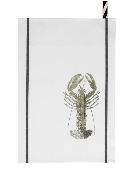 ΠΕΤΣΕΤΑ ΚΟΥΖΙΝΑΣ LA CERISE HOMARD ORAGE 50X70 100% ΟΡΓΑΝΙΚΟ ΒΑΜΒΑΚΙ