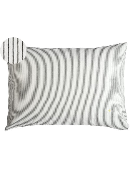 PILLOW CASE LA CERISE LEONIE CAVIAR 70x50 100%ORGANIC COTTON