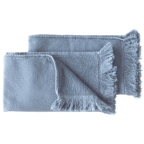 HAND TOWEL SET OF 2 LA CERISE LUNA BLUETIFUL 50X30...