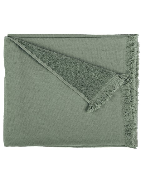 BODY TOWEL LA CERISE LUNA DETOX GREEN 100x160 100% ORGANIC COTTON