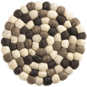 PLAT COASTER WINKLER BRIAN NATUREL D20 100%RECYCLED WOOL