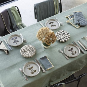 PLAT COASTER WINKLER BRIAN NATUREL D20 100%RECYCLED WOOL 2