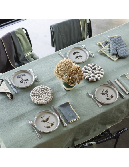 PLAT COASTER WINKLER BRIAN NATUREL D20 100%RECYCLED WOOL