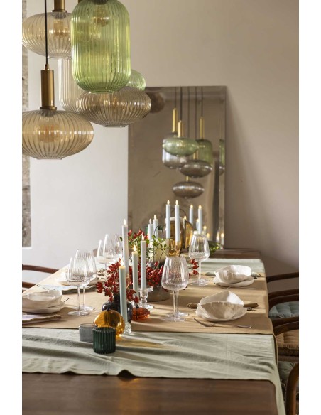 ΤΡΑΠΕΖΟΜΑΝΤΗΛΟ WINKLER GRACE AMANDE 170X300 100% ΒΑΜΒΑΚΙ