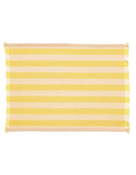 PLACEMENT WINKLER YANIS SOLEIL 35X45 100% RECYCLED COTTON