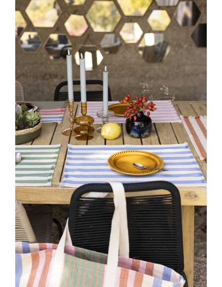 PLACEMENT WINKLER YANIS SOLEIL 35X45 100% RECYCLED COTTON