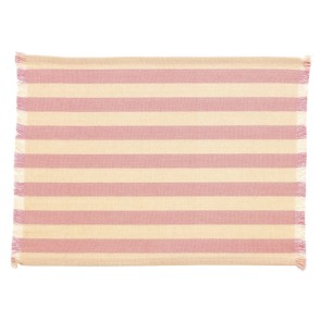 PLACEMENT WINKLER YANIS PINK 35X45 100% RECYCLED COTTON