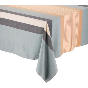 TABLECLOTH WINKLER YUNA AZUR 170x250 100% RECYCLED COTTON