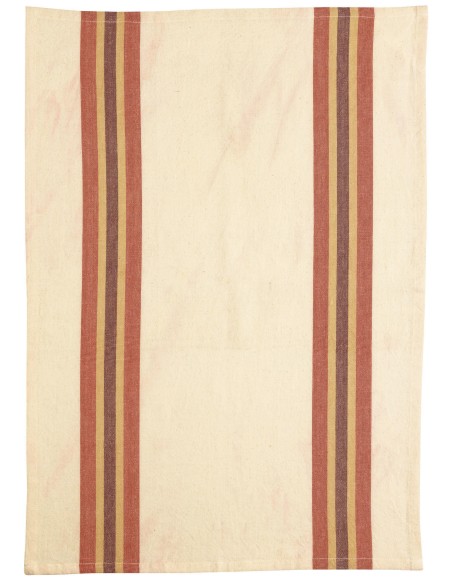 KITCHEN TOWEL WINKLER YUNA TERRACOTTA NATUREL 50x70 100% RECYCLED COTTON