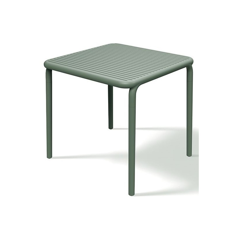 OUTDOOR DINING TABLE BRENE GREEN PP -...