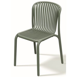 OUTDOOR CHAIR BRENE GREEN PP GLASS FIBER 52x53x82