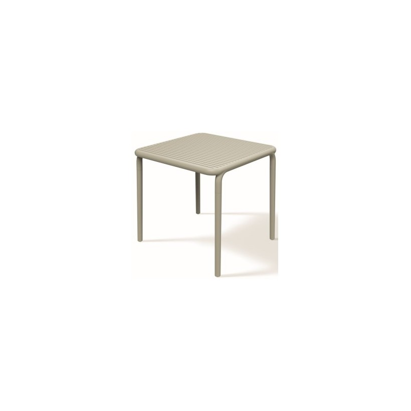 ΤΡΑΠΕΖΙ BRENE ΜΠΕΖ 80x80x75 PP -...