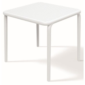 ΤΡΑΠΕΖΙ BRENE ΛΕΥΚΟ 80x80x75 PP - GLASS FIBERS ΕΞΩΤΕΡΙΚΟΥ...