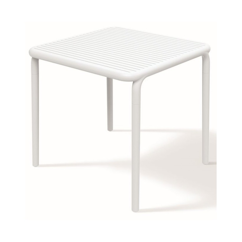 ΤΡΑΠΕΖΙ BRENE ΛΕΥΚΟ 80x80x75 PP -...