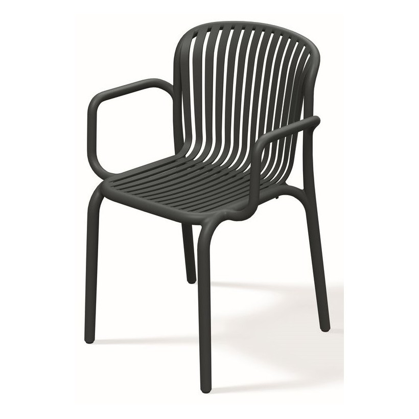 OUTDOOR CHAIR BRENE BLACK PP - GLASS...