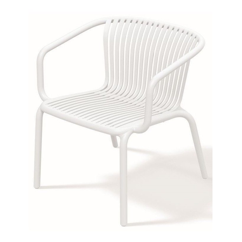 OUTDOOR ARMCHAIR BRENE WHITE PP -...
