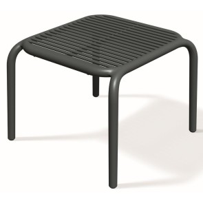 OUTDOOR SIDE TABLE BRENE BLACK PP- GLASS FIBERS 54x53x42