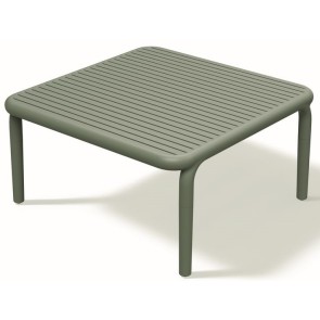 OUTDOOR COFFEE TABLE BRENE GREEN PP - GLASS FIBERS 80x80x40