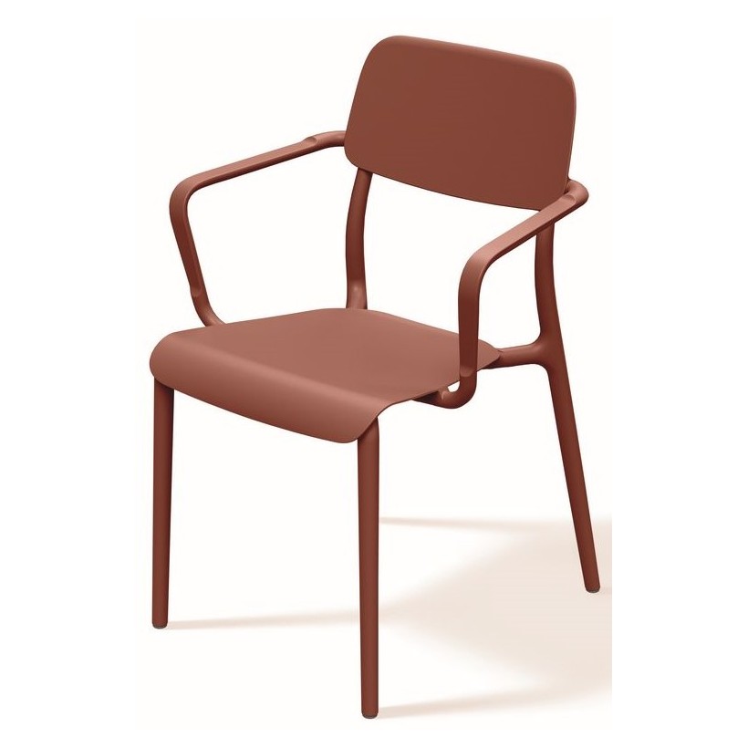 OUTDOOR CHAIR RIMO BURNT BRICK  PP...