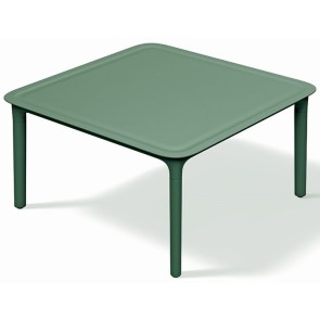 OUTDOOR COFFEE TABLE RIMO GREEN PP GLASS FIBER 77x77x40