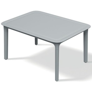 OUTDOOR COFFEE TABLE RIMO GREY PP GLASS FIBER 77x57x40