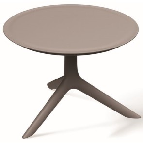 OUTDOOR COFFEE SIDE TABLE RIMO TAUPE PP GLASS FIBER...
